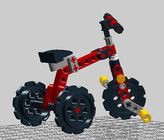 【积木MOC】三轮儿童车 80后的童年记忆（图ZNzM3MzI0MzY=） - 手办/模玩 - 站酷设计师s9cond原创素材 - 站酷ZCOOL