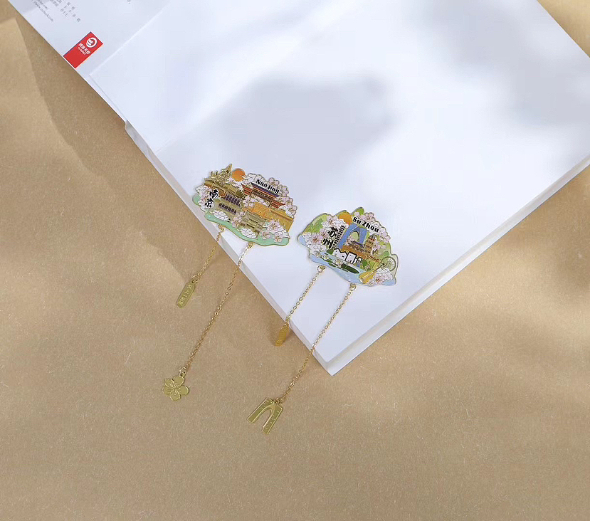 《爱上一座城》系列书签礼盒设计文创产品