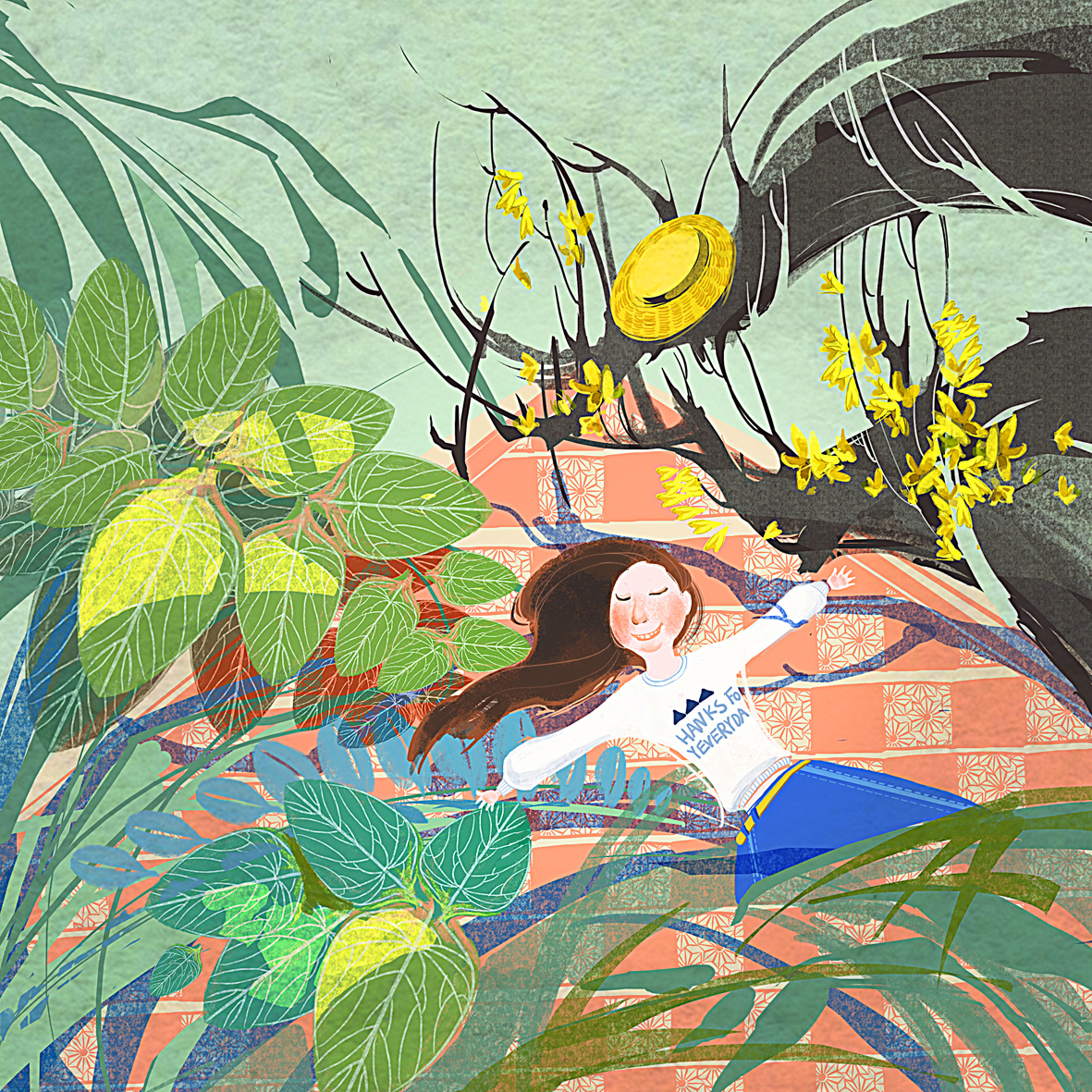 春天|插画|商业插画|寒江雪的插画 - 原创作品 - 站酷 (zcool)