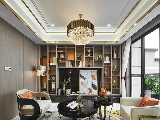 佰利设计丨龙隐山新中式风格,恬逸的感受