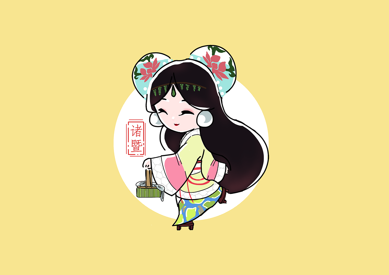 诸暨吉祥物西施设计方案