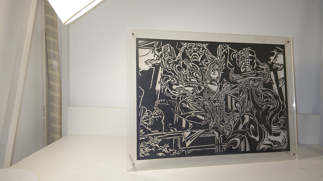 【英雄联盟剪纸】 灵魂莲华 锐雯