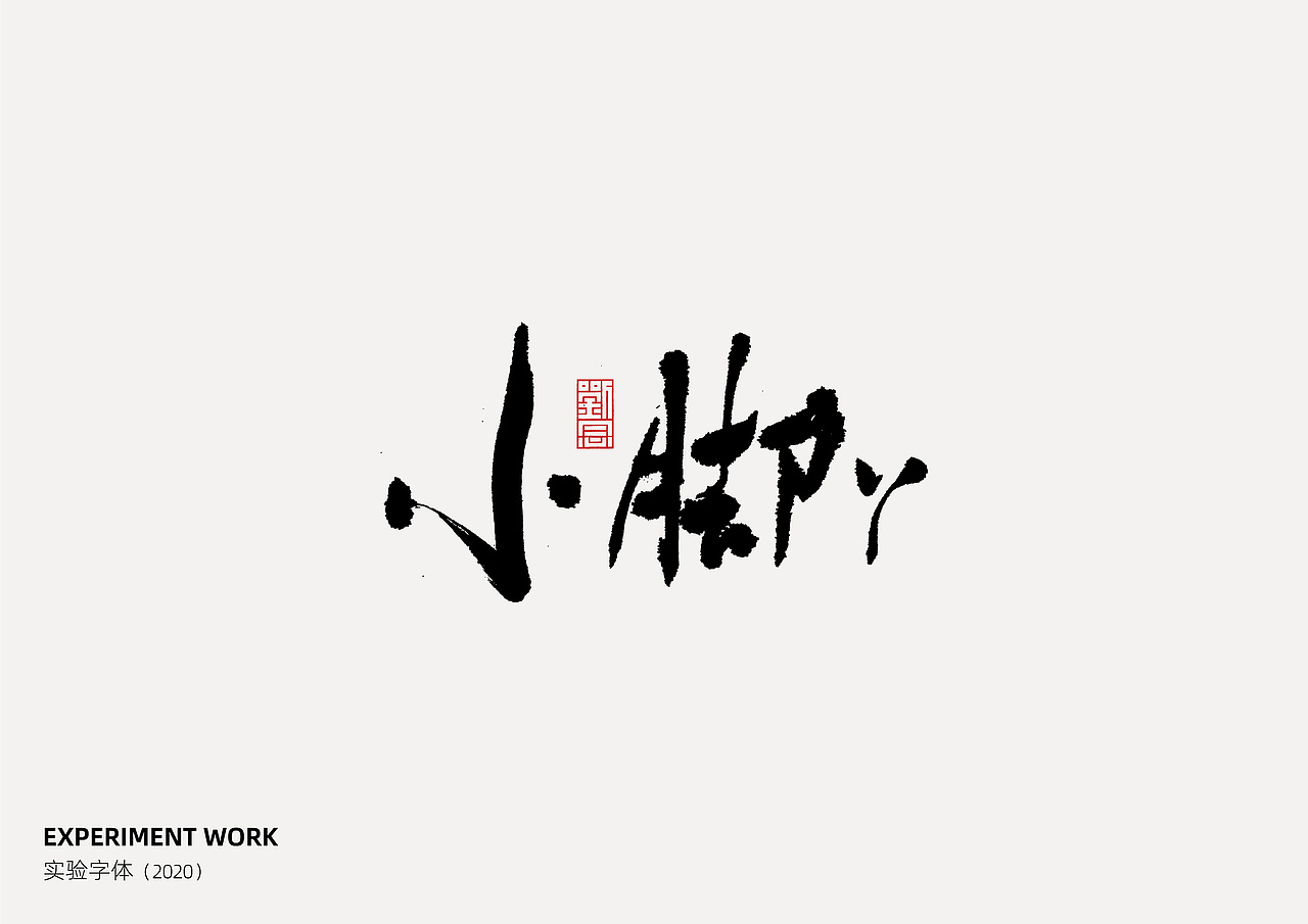 EXPERIMENT WORK·实验字体