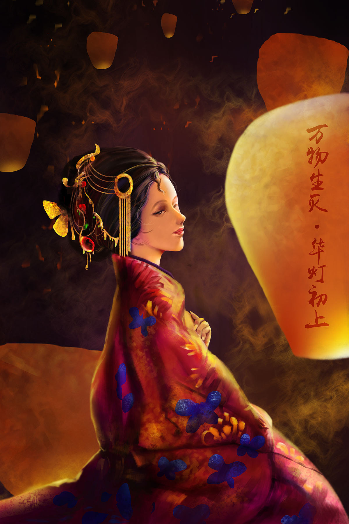 万物生灭·华灯初上|插画|创作习作|木鱼老妖_原创作品-站酷(zcool)