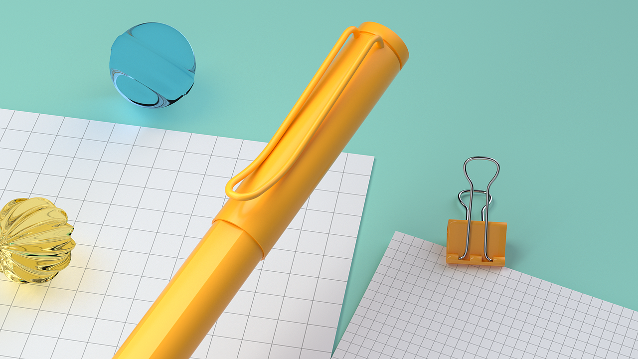 C4D钢笔产品动画