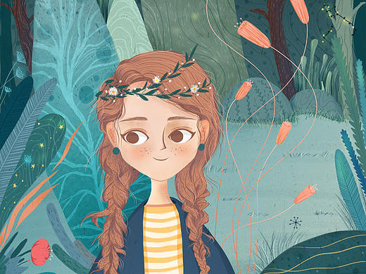 画一个带有春天气息的画吧~