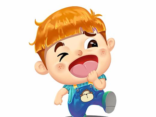 Q版小男孩设计
