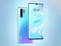 華為P30手機渲染練習(xí)