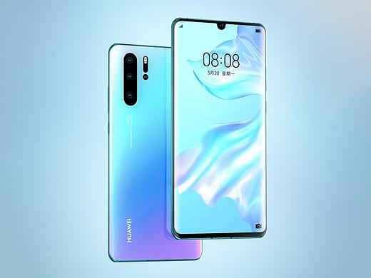 华为P30手机渲染练习