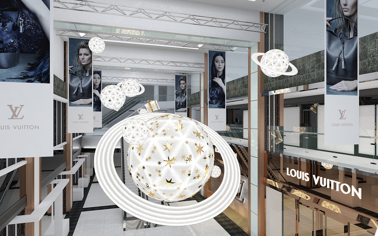 天美新天地跨年美陈（图ZNjU1NDg1MjA=） - 展陈设计 - 站酷设计师johnny5原创素材 - 站酷ZCOOL