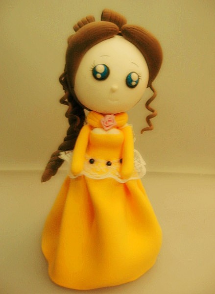 纸粘土作品公主系列