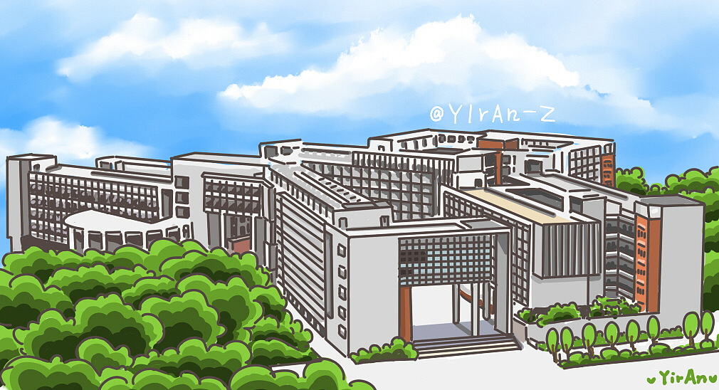 深圳大学手绘新生指南|插画|艺术插画|yiran怡然_原创作品-站酷zcool