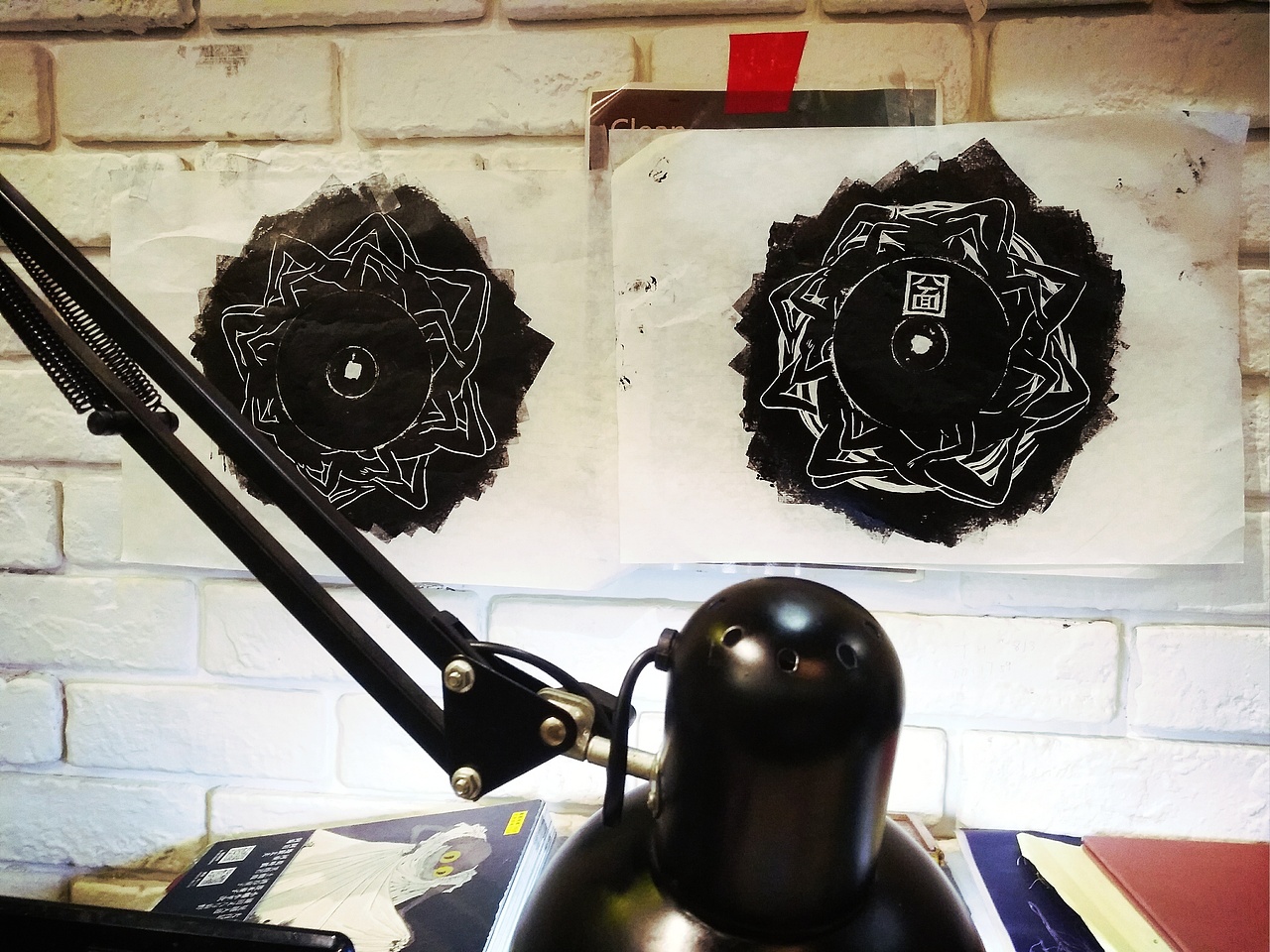 版画新作《我最喜欢的三张专辑》