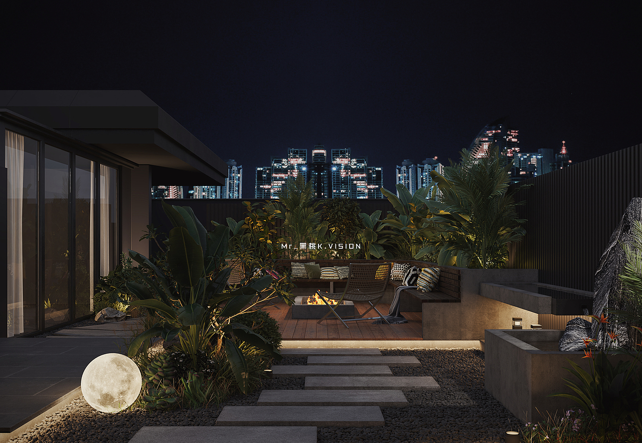 室外园林建筑表现（图ZMjcyNjAyNTA0） - 家装设计 - 站酷设计师Mr_黑桃k原创素材 - 站酷ZCOOL