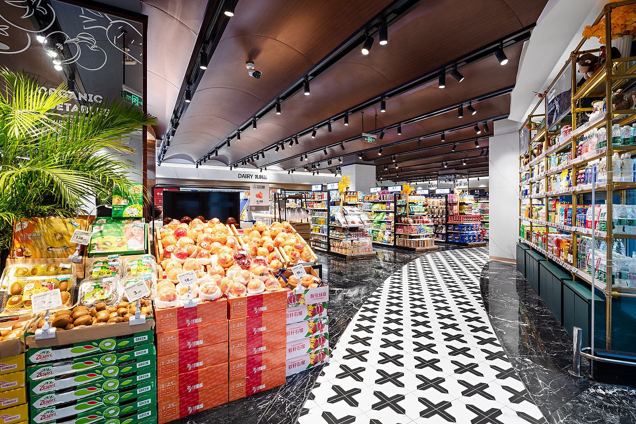 超市设计方案——武商水果湖超级生活馆 _万维商业空间设计-站酷zcool