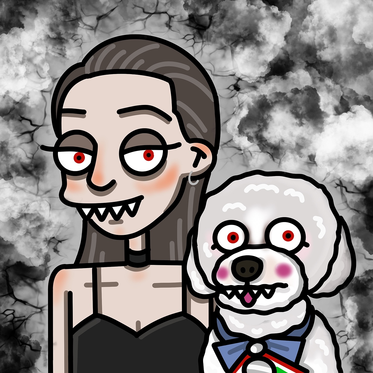 《红眼病百人斩斩斩》（图ZMjcxOTE1MTMy） - 艺术插画 - 站酷设计师毛毛毛毛密密麻麻原创素材 - 站酷ZCOOL