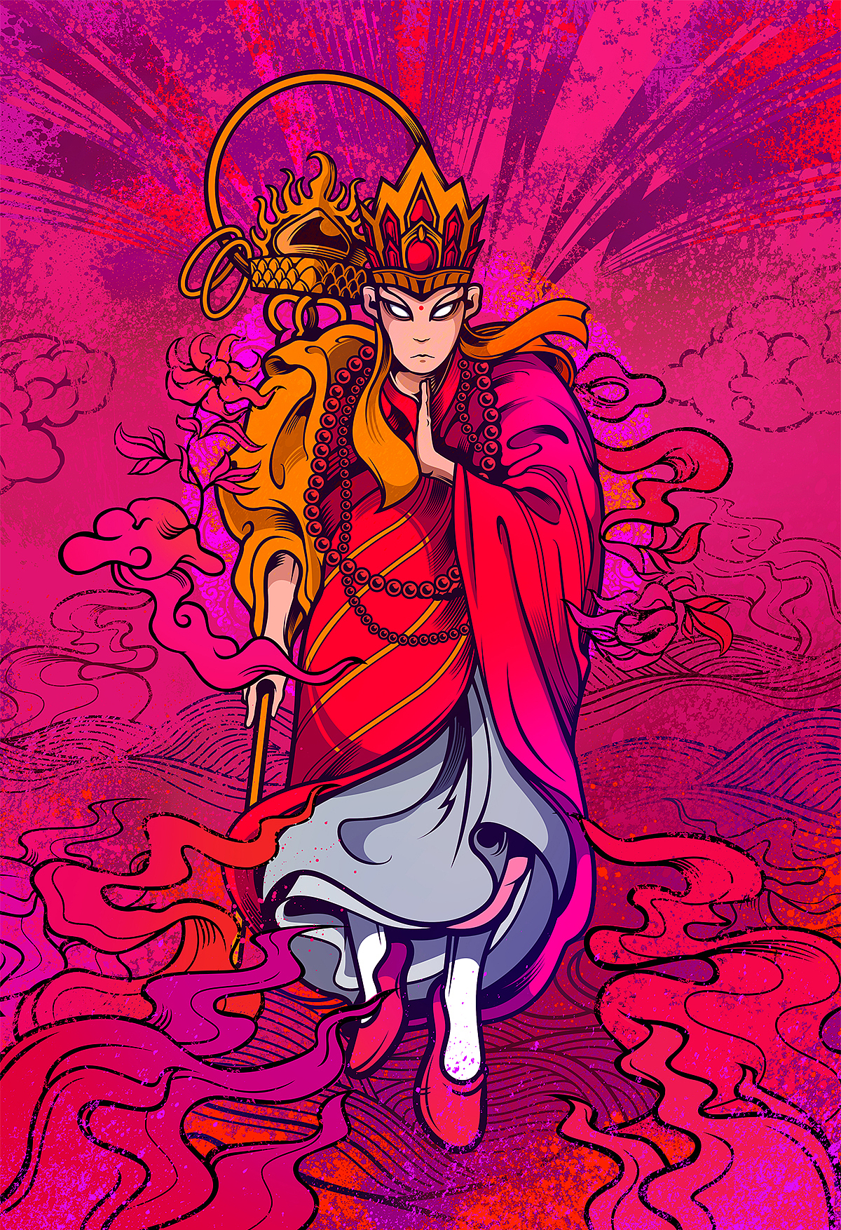 西游记（图ZNzk1Mjg5ODg=） - 商业插画 - 站酷设计师乔治王子品牌设计原创素材 - 站酷ZCOOL