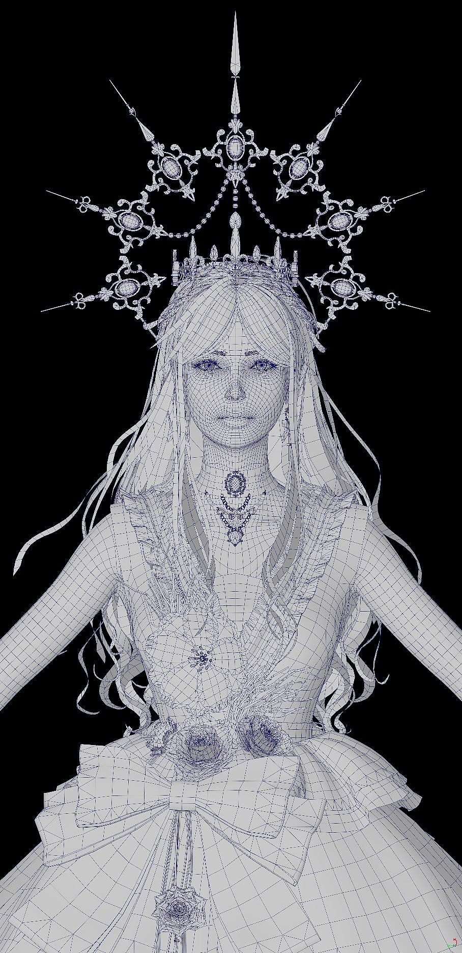 《夜》角色建模设计（图ZMzUxMDA5MTg0） - 人物/生物 - 站酷设计师小锅里原创素材 - 站酷ZCOOL