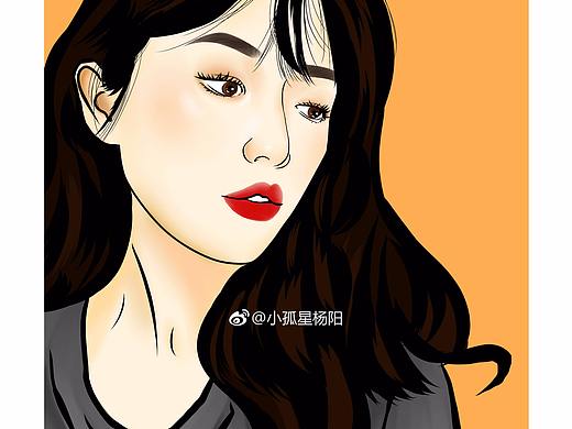 自己画的女孩子们嘻嘻 