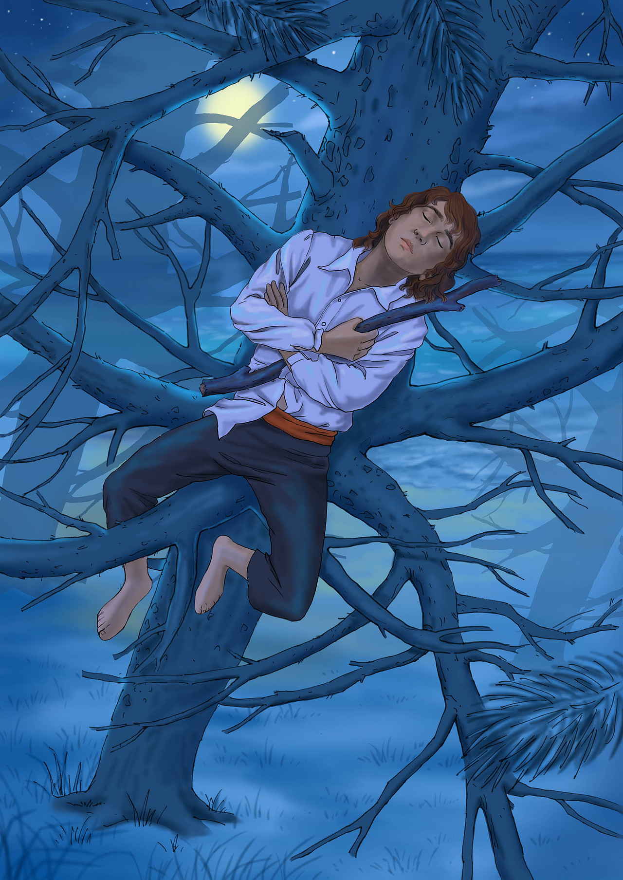 《鲁滨逊漂流记》插图