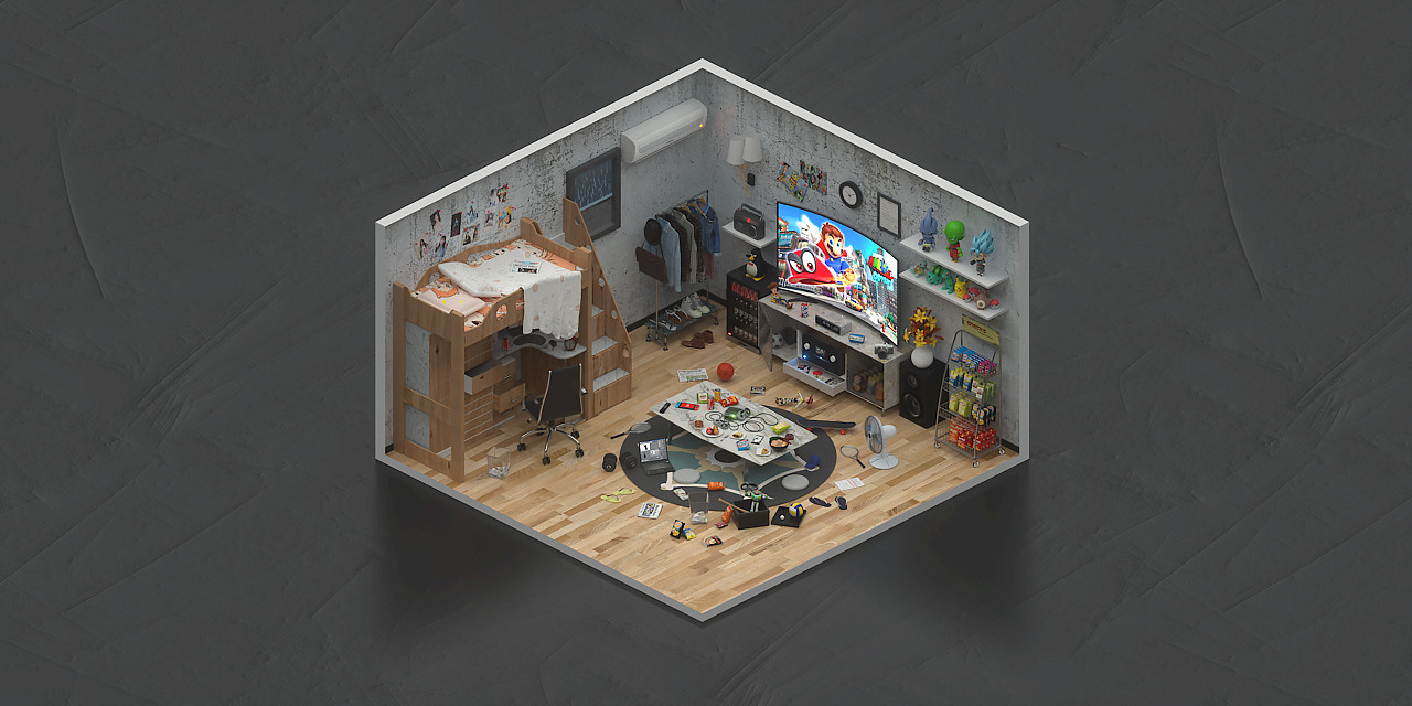 FANXIN-梦的楼（图ZMTcwMDcwMTYw） - 场景 - 站酷设计师出来做梦一FANXIN原创素材 - 站酷ZCOOL