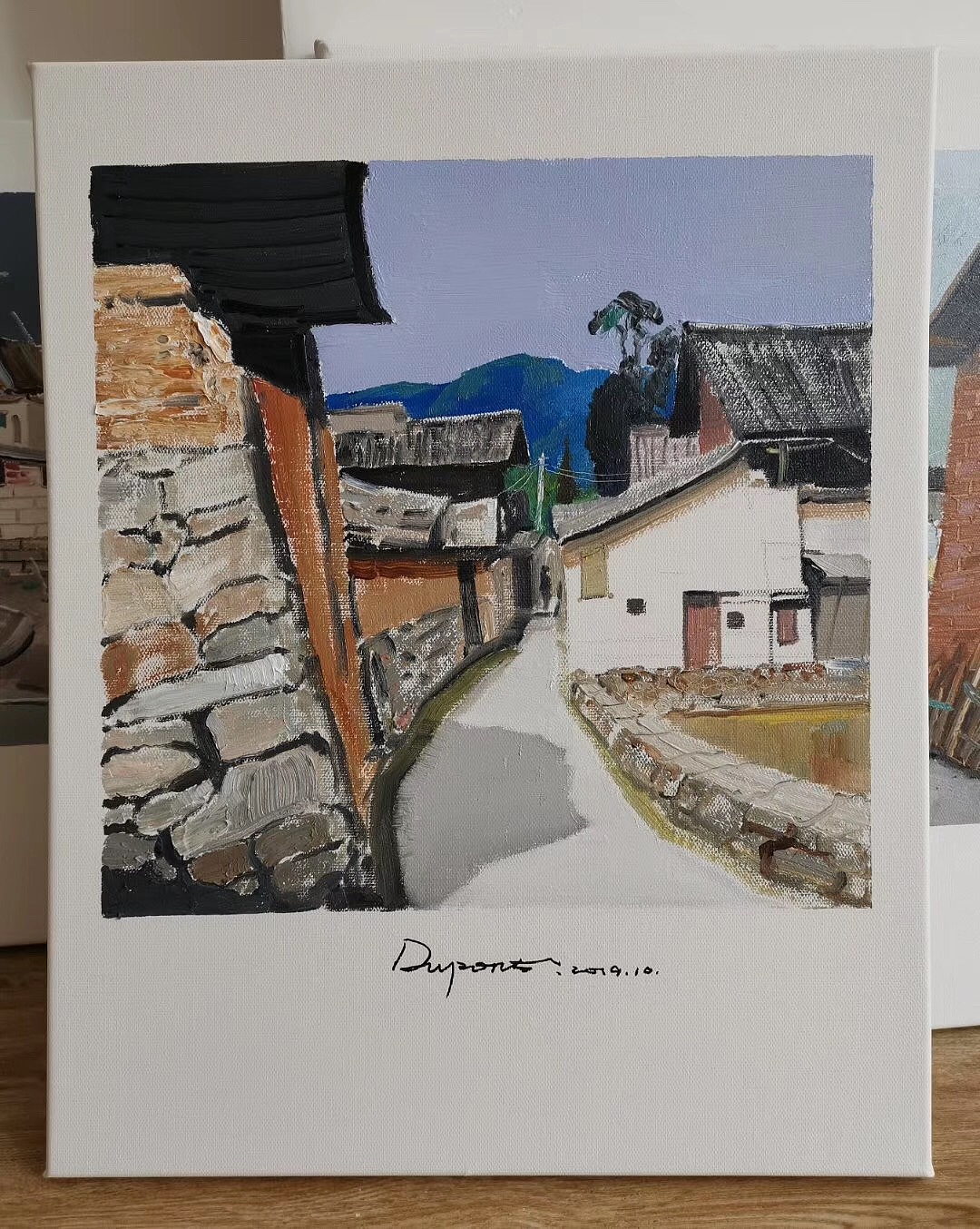 旅行畫(huà)家白玫/DuPont 油畫(huà)作品（圖ZMjA0Nzg2MDA4） - 繪畫(huà) - 站酷設(shè)計(jì)師畫(huà)秀藝術(shù)畫(huà)家聯(lián)盟原創(chuàng)素材 - 站酷ZCOOL