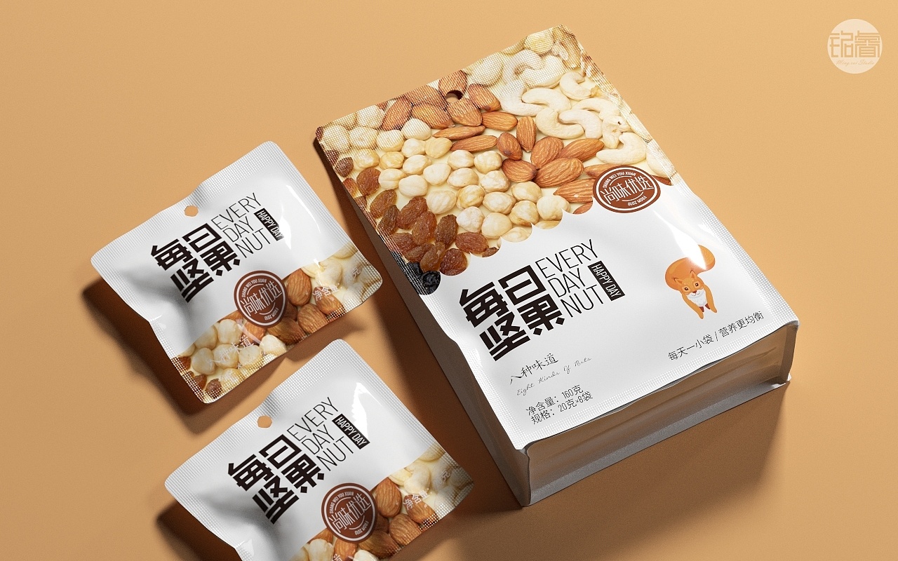 坚果品牌包装设计刘益铭原创作品