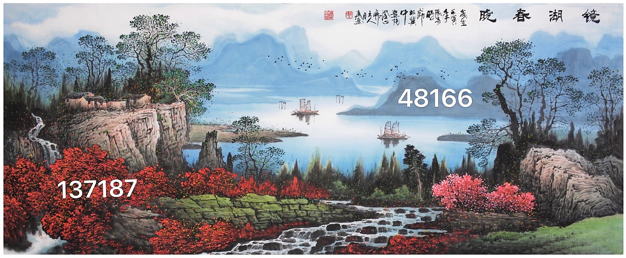 张月岗山水画作品价格（图ZMjk3OTU2Nzk2） - 绘画 - 站酷设计师艺惠藏2018原创素材 - 站酷ZCOOL