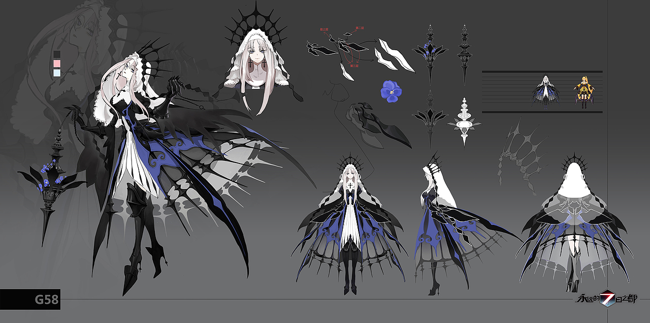 《永远的7日之都》角色设计（图ZMjA1MjUyMzEy） - 游戏/娱乐 - 站酷设计师马吉马吉工作室原创素材 - 站酷ZCOOL