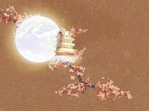 漢文化中秋節(jié)海報(bào)（個(gè)人主頁-ZMjk5NTg5NjA=） - 商業(yè)插畫 - 站酷設(shè)計(jì)師檀繪原創(chuàng)素材 - 站酷ZCOOL