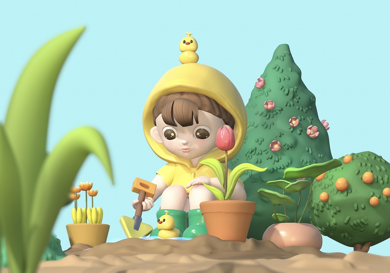 Nomad教程|在小小的花园里挖呀挖呀挖(三维建模)