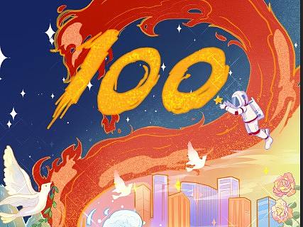 庆建党100周年—华彩百年