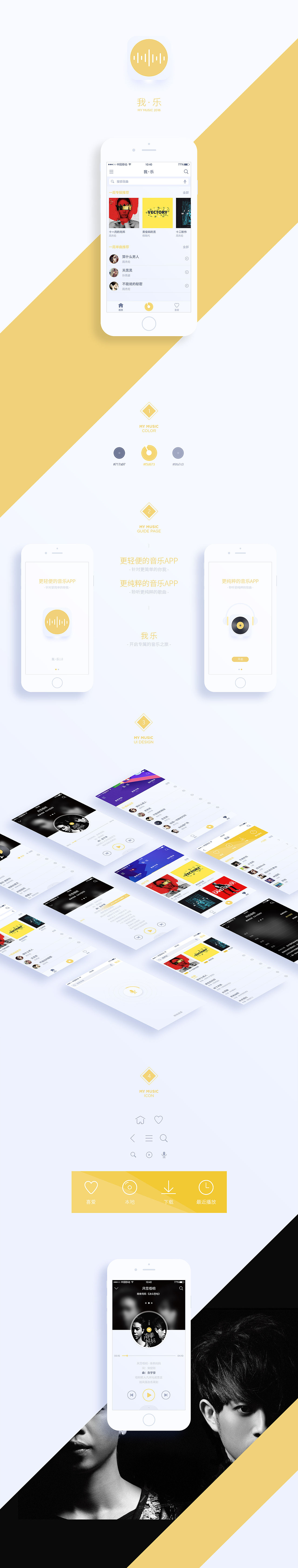 音乐APP（图ZMTU3NDcwNTg0） - APP界面 - 站酷设计师VimeVeer原创素材 - 站酷ZCOOL