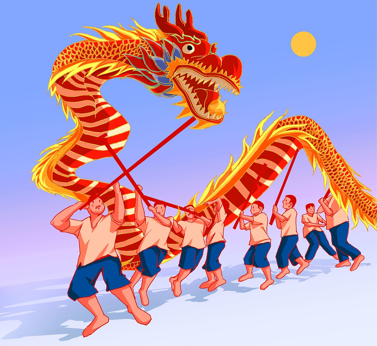 中国传统文化习俗插画（图ZMjk0ODM2ODgw） - 商业插画 - 站酷设计师你的柚子在哪原创素材 - 站酷ZCOOL