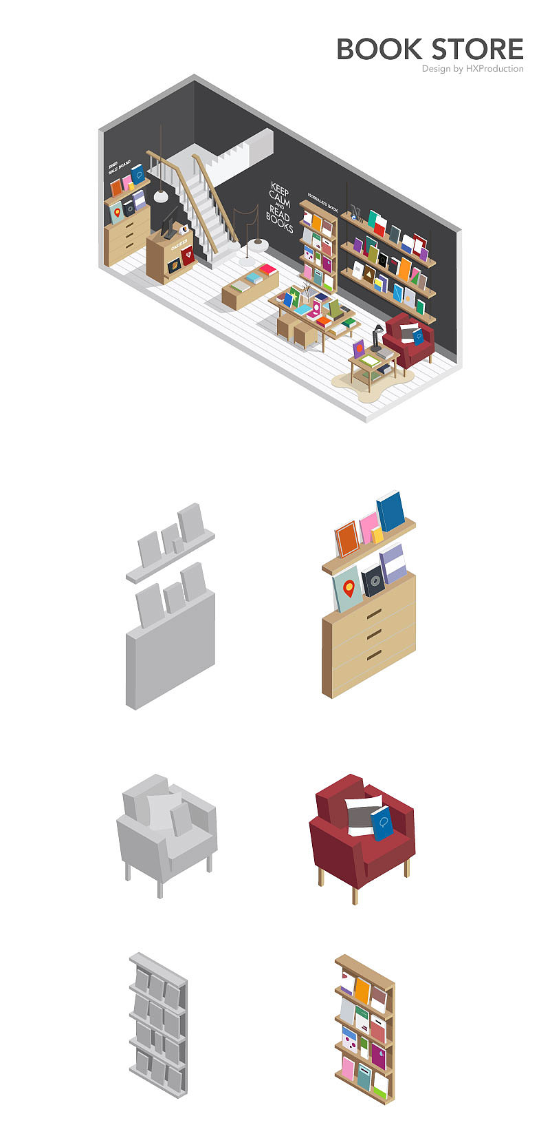 立体小插画（图ZNjM3NTYxNjA=） - 闪屏/壁纸 - 站酷设计师WeiC_Huang原创素材 - 站酷ZCOOL