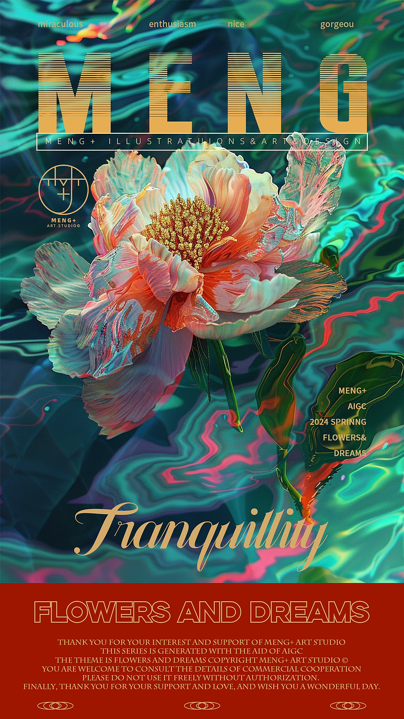 花与梦（图ZMzY1Nzg2ODg0） - AI作品 - 站酷设计师MENG十原创素材 - 站酷ZCOOL