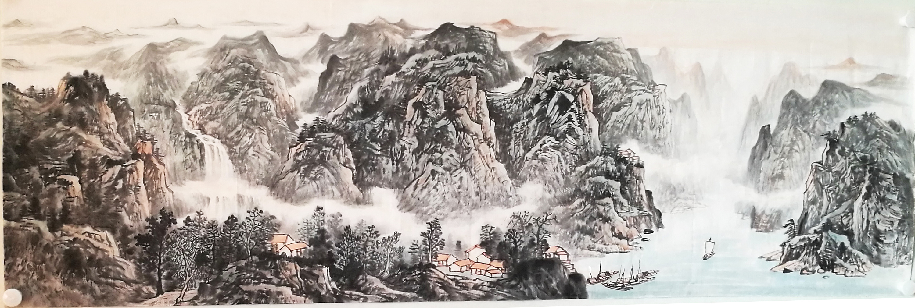 庞奉昌国画山水