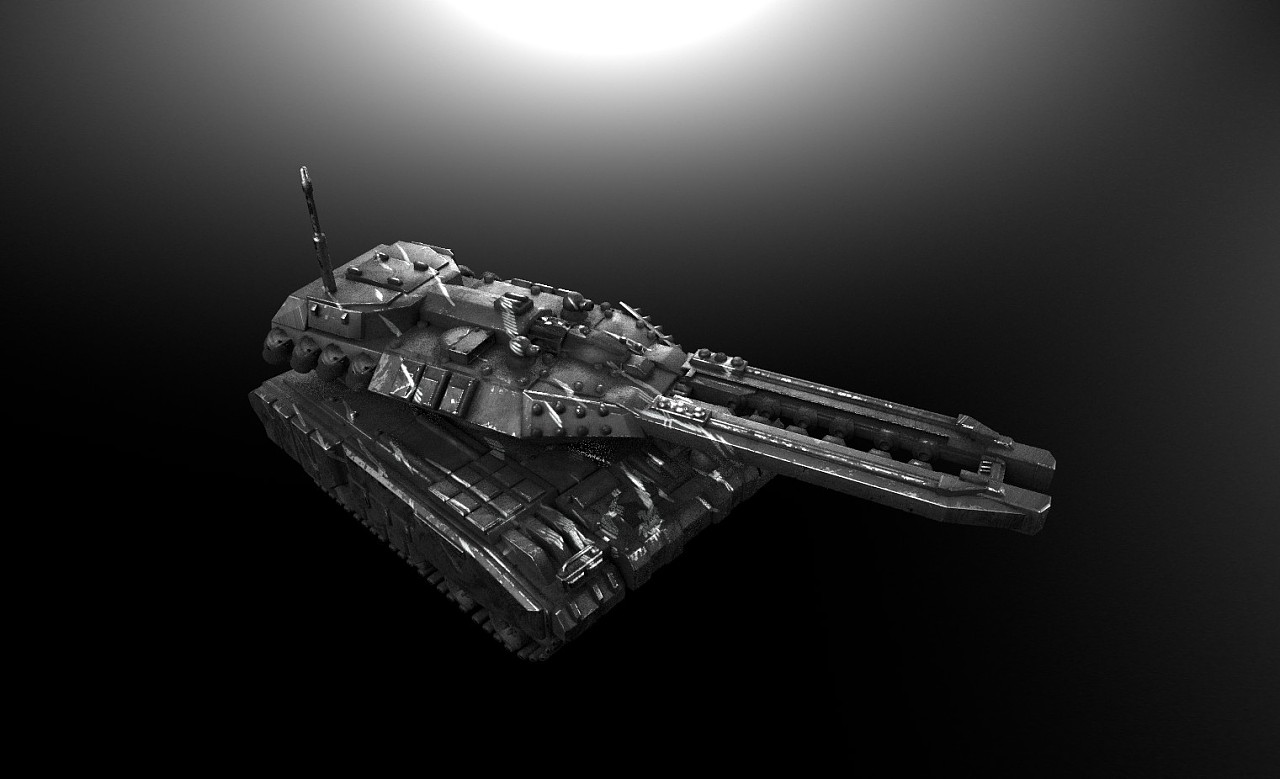 中型磁轨炮坦克