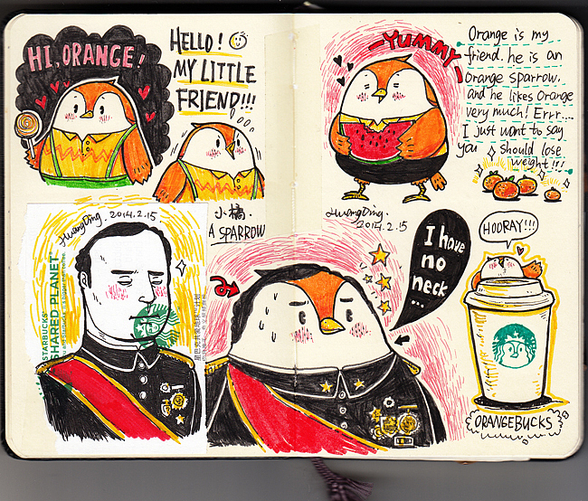 Hi,Orange.麻雀儿小橘#动漫作品#（图ZMTUzOTIxNDQ=） - 其他动漫 - 站酷设计师丁几huangding原创素材 - 站酷ZCOOL