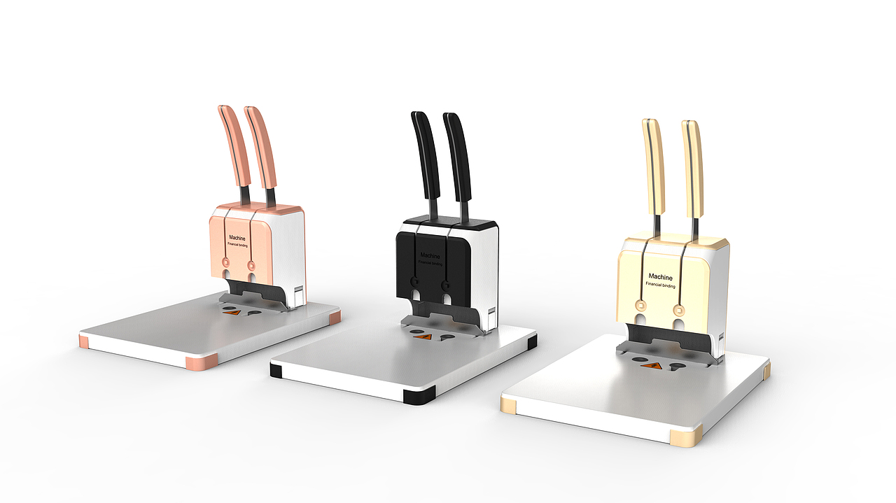 财务装订机设计（图ZMTk4ODA1ODEy） - 生活用品 - 站酷设计师上海领宽工业设计原创素材 - 站酷ZCOOL