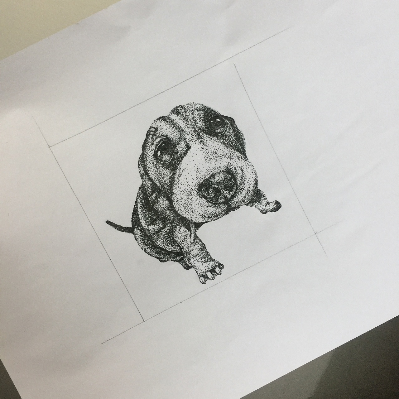 点绘一只小狗狗