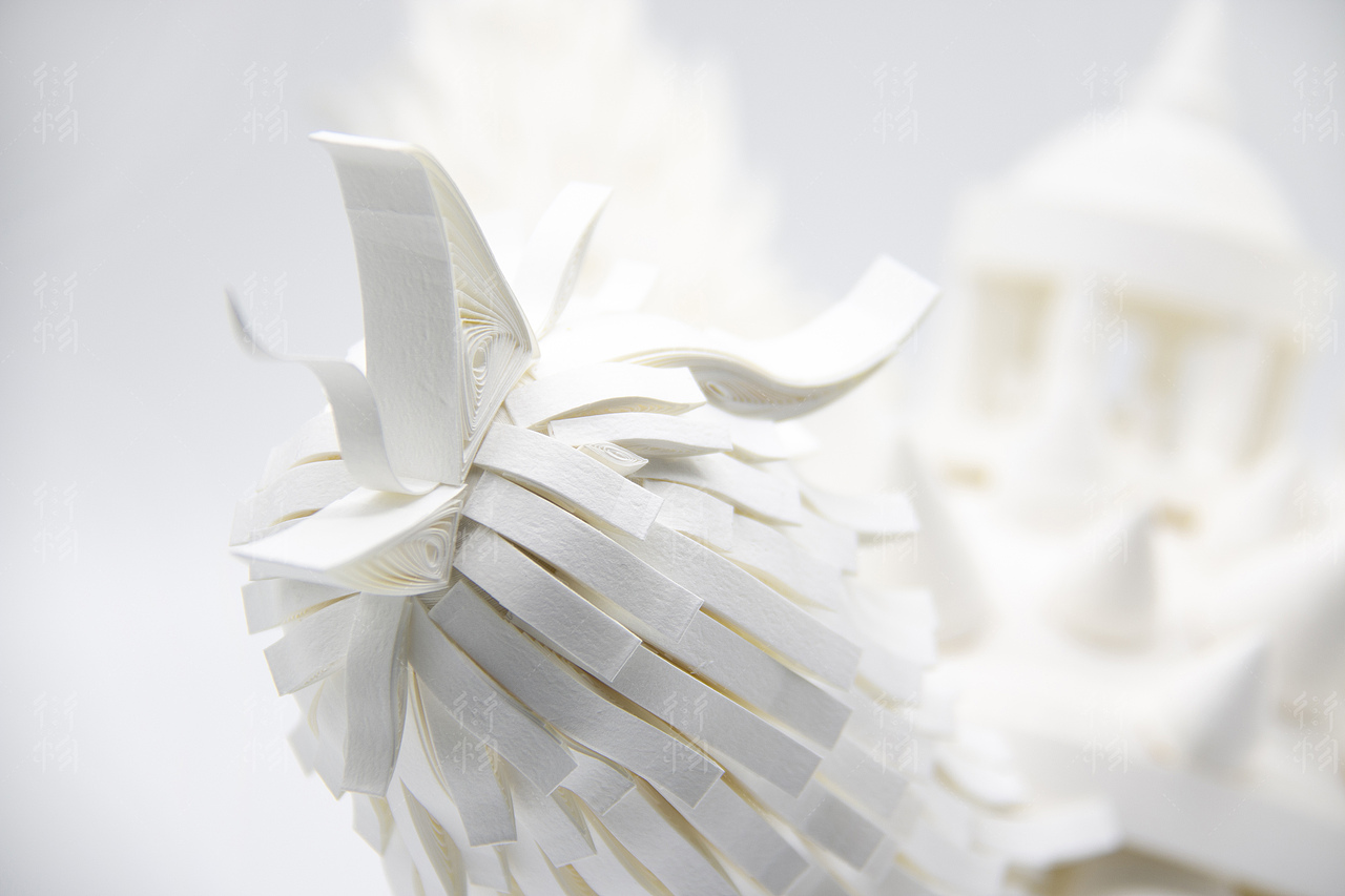 衍物 -《山海经·旋龟》大型立体衍纸创作