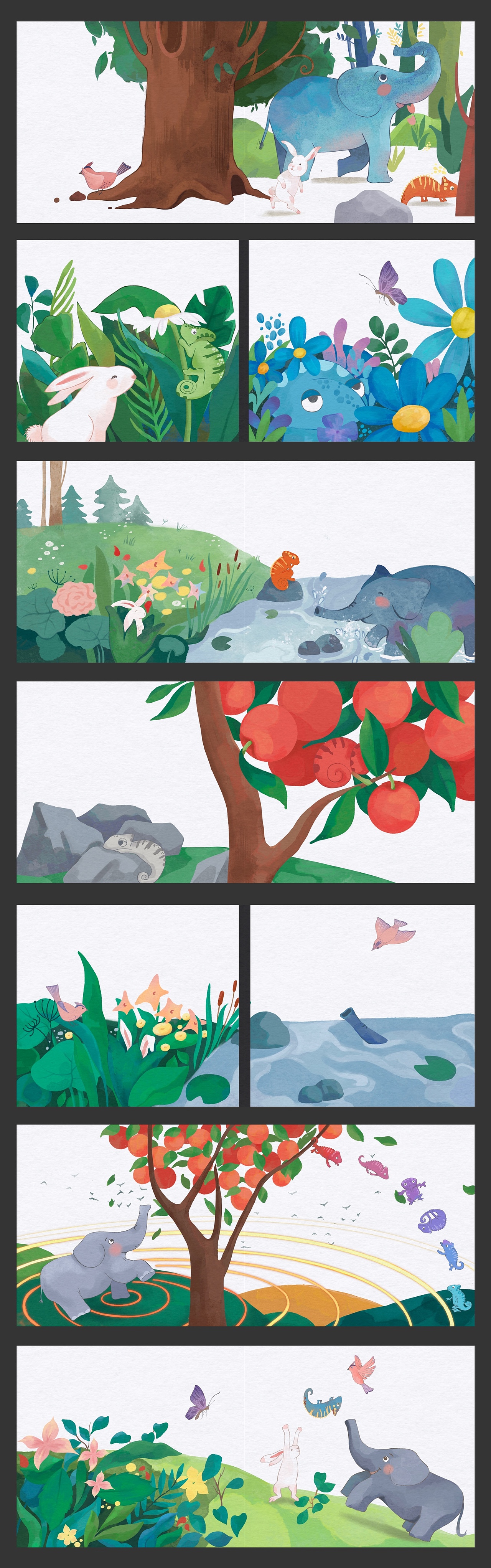 2021插画总结 绘本|插图|日历|包装