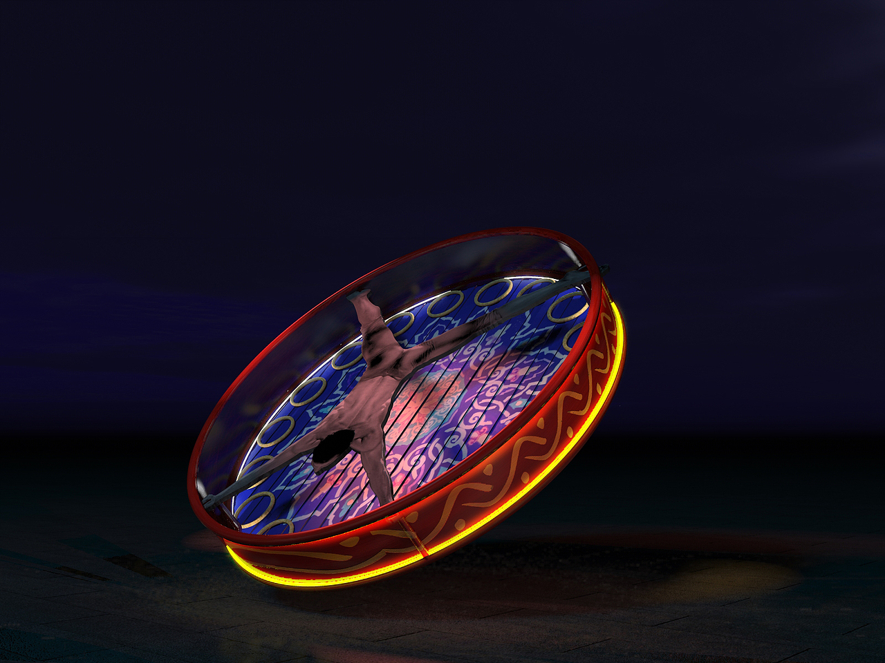 国庆70周年道具装置设计