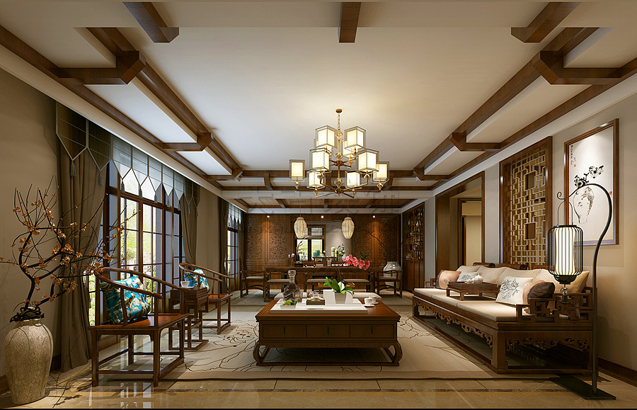 重庆橡树澜湾独栋别墅装修_橡树澜湾装修案例效果图