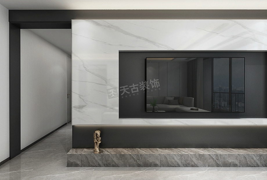 金科天元道装修效果图,130㎡户型现代简约设计案例（图ZMjI1MzYzMDcy） - 家装设计 - 站酷设计师天古装饰设计师T原创素材 - 站酷ZCOOL