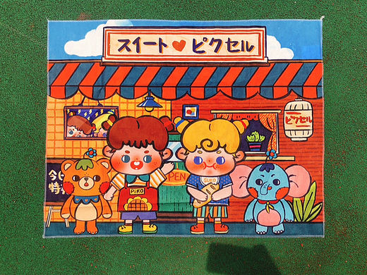 基于棉花娃娃及其周边的创作