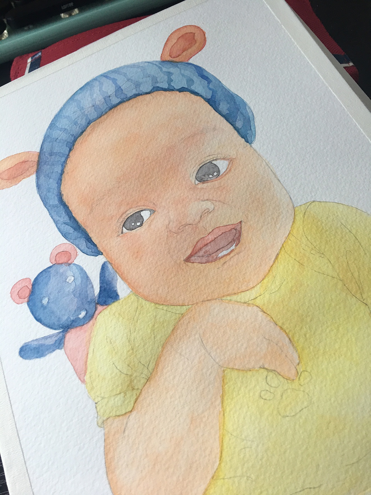 【水彩手繪】水彩肖像訂制-已商用（圖ZMjI1NzQwNTQw） - 商業(yè)插畫 - 站酷設(shè)計師北極以北821015原創(chuàng)素材 - 站酷ZCOOL