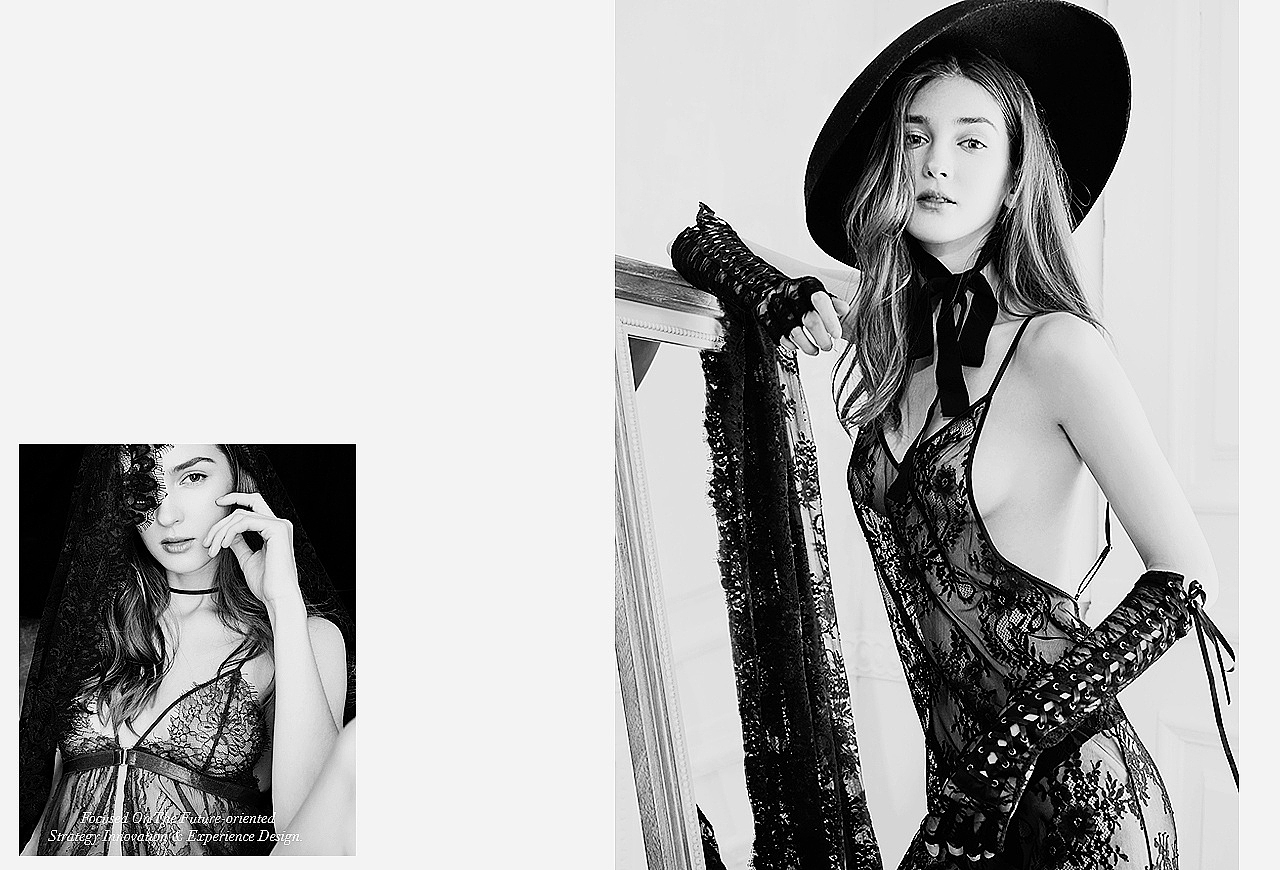 柔曼内衣来自内在美...主题拍摄2019ss