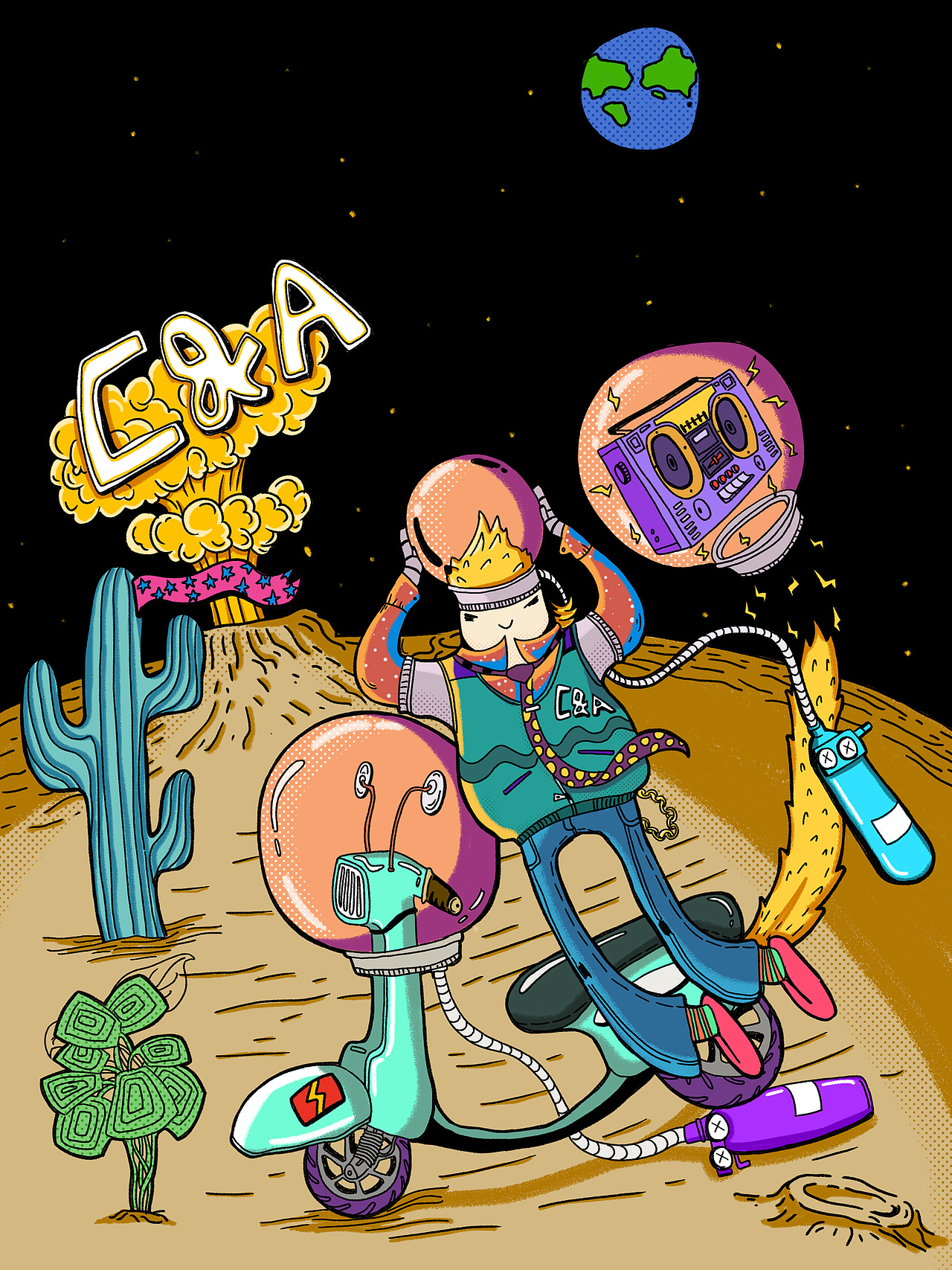 C&A-星球（图ZMTA5NjYyMzU2） - 图案 - 站酷设计师梁大潼storm原创素材 - 站酷ZCOOL